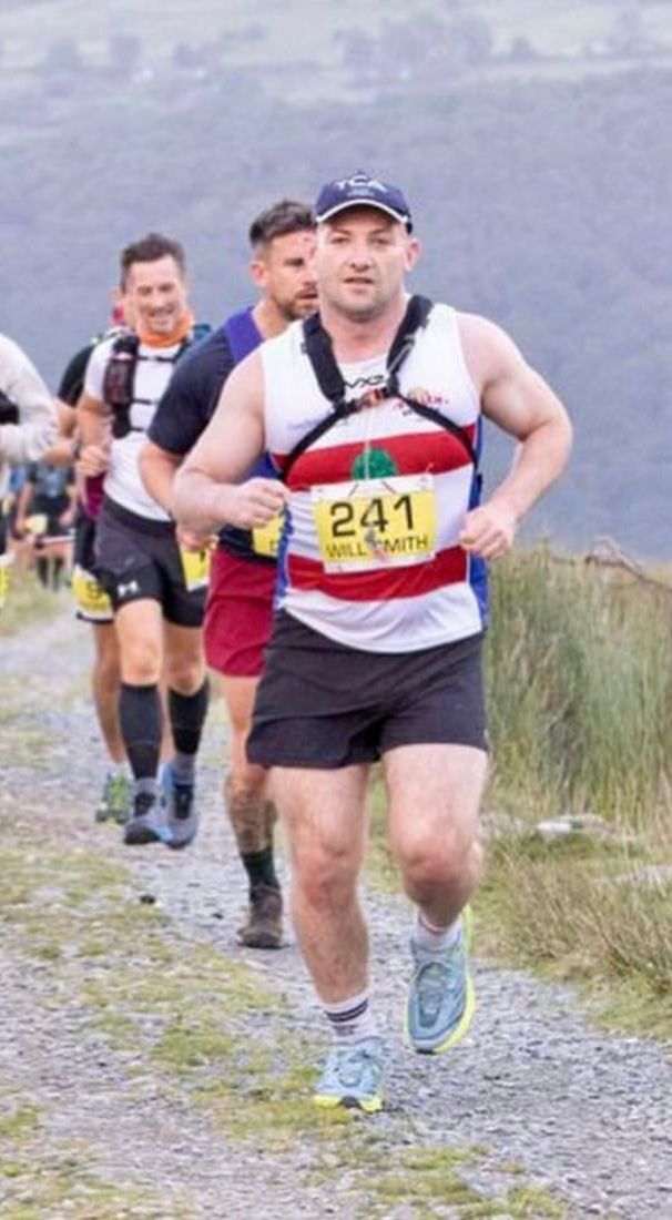 Will participating in an outdoor race on a rocky, uneven trail through a mountainous landscape